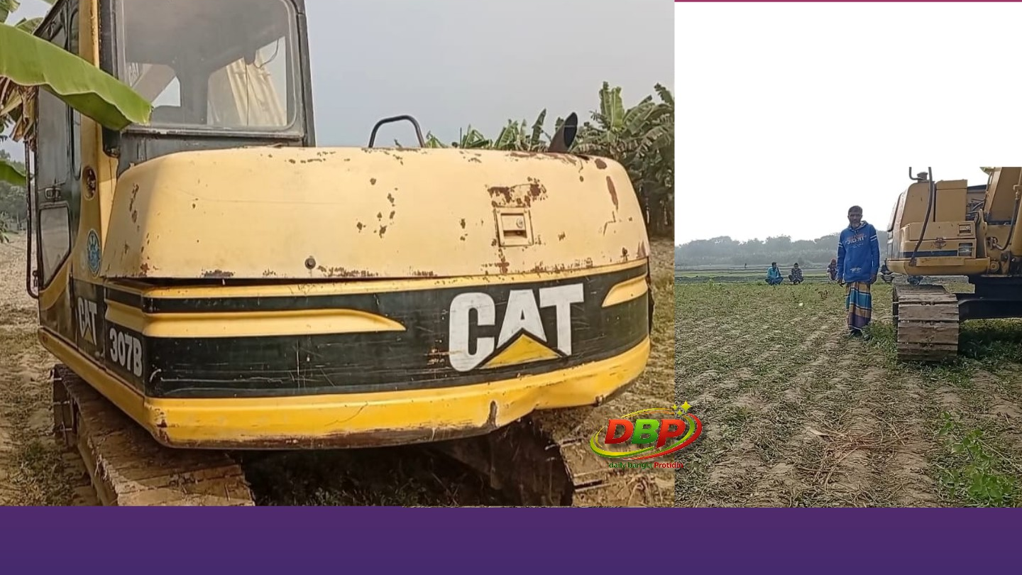 কাপাসিয়ায় এলাকাবাসীর প্রতিরোধে ভেকু ফেলে পালালো মাটিখেকোরা