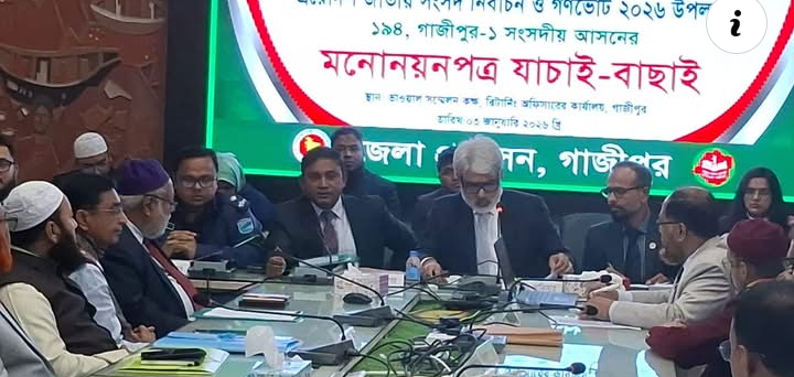 গাজীপুরের পাঁচটি আসনে ৪২ প্রার্থীর মধ্যে প্রতীক বরাদ্দ