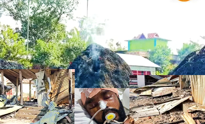 নাসিরনগরে জোড়া খুনের ঘটনায় হামলা,লুটপাট, অগ্নিসংযোগ