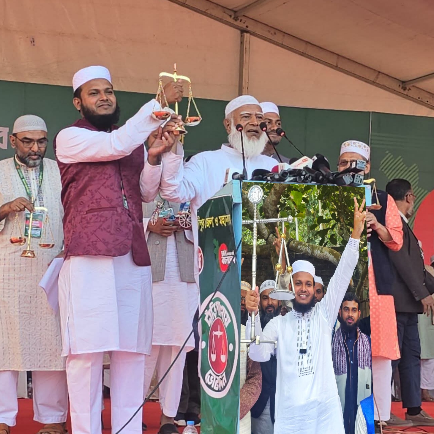 কাপাসিয়ায় সালাউদ্দিন আইউবীর দাঁড়িপাল্লার পক্ষে অভূতপূর্ব  গণজোয়ার 