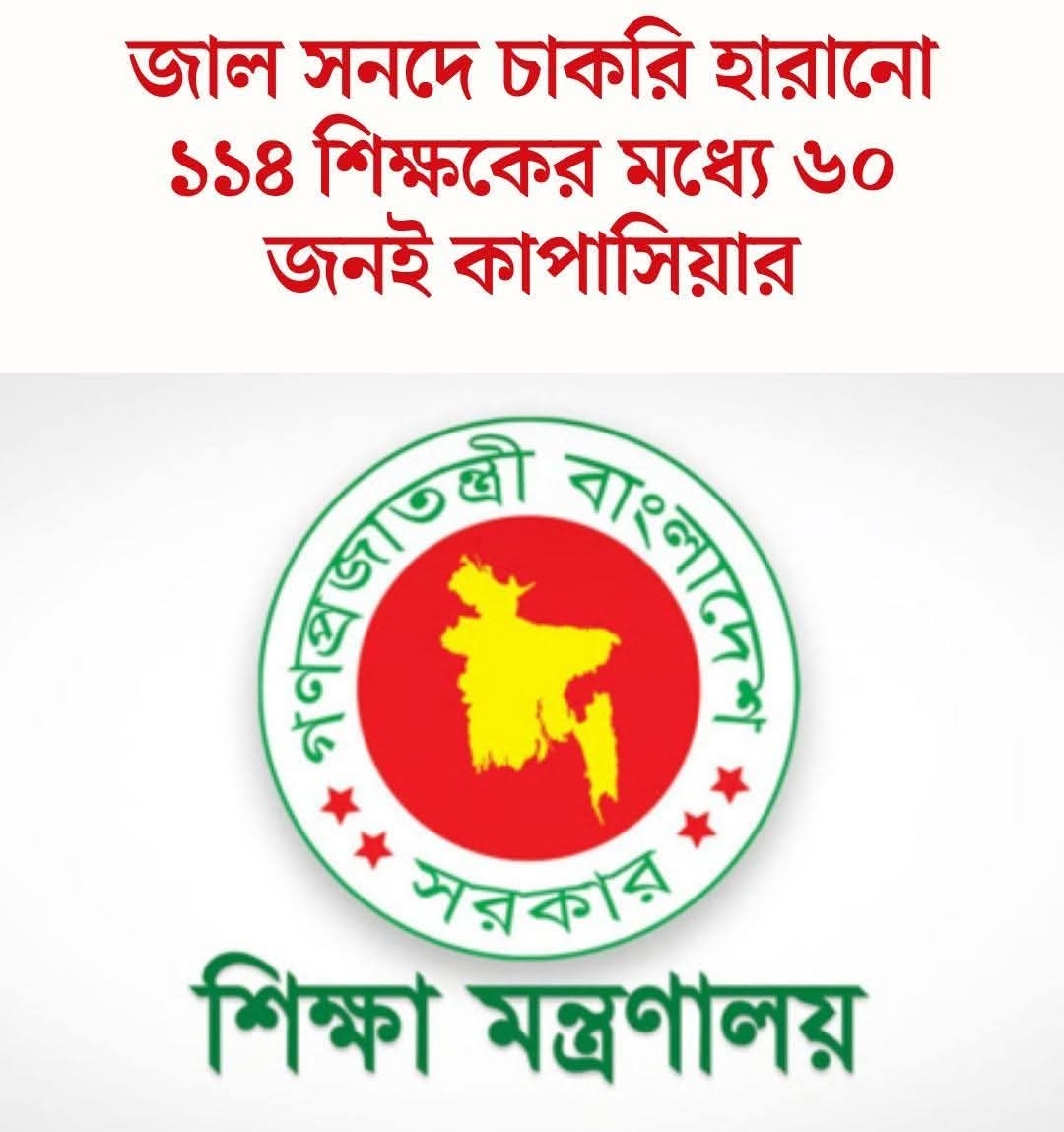বরখাস্তের মুখে গাজীপুরের ৬০ মাদ্রাসা শিক্ষক